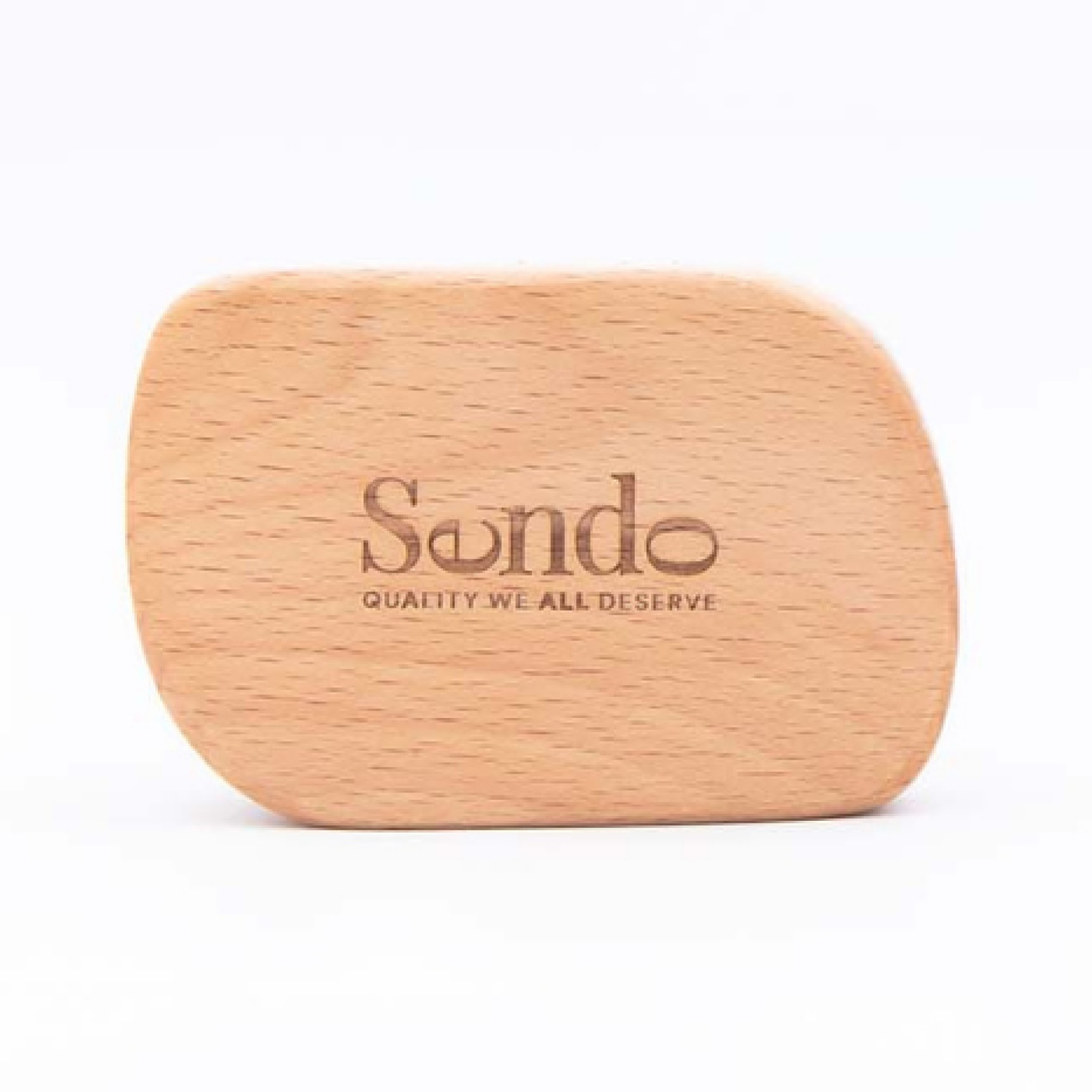 Sendo Accessories naturalna szczotka do włosów i masażu skóry głowy, drewniana, 1 szt.