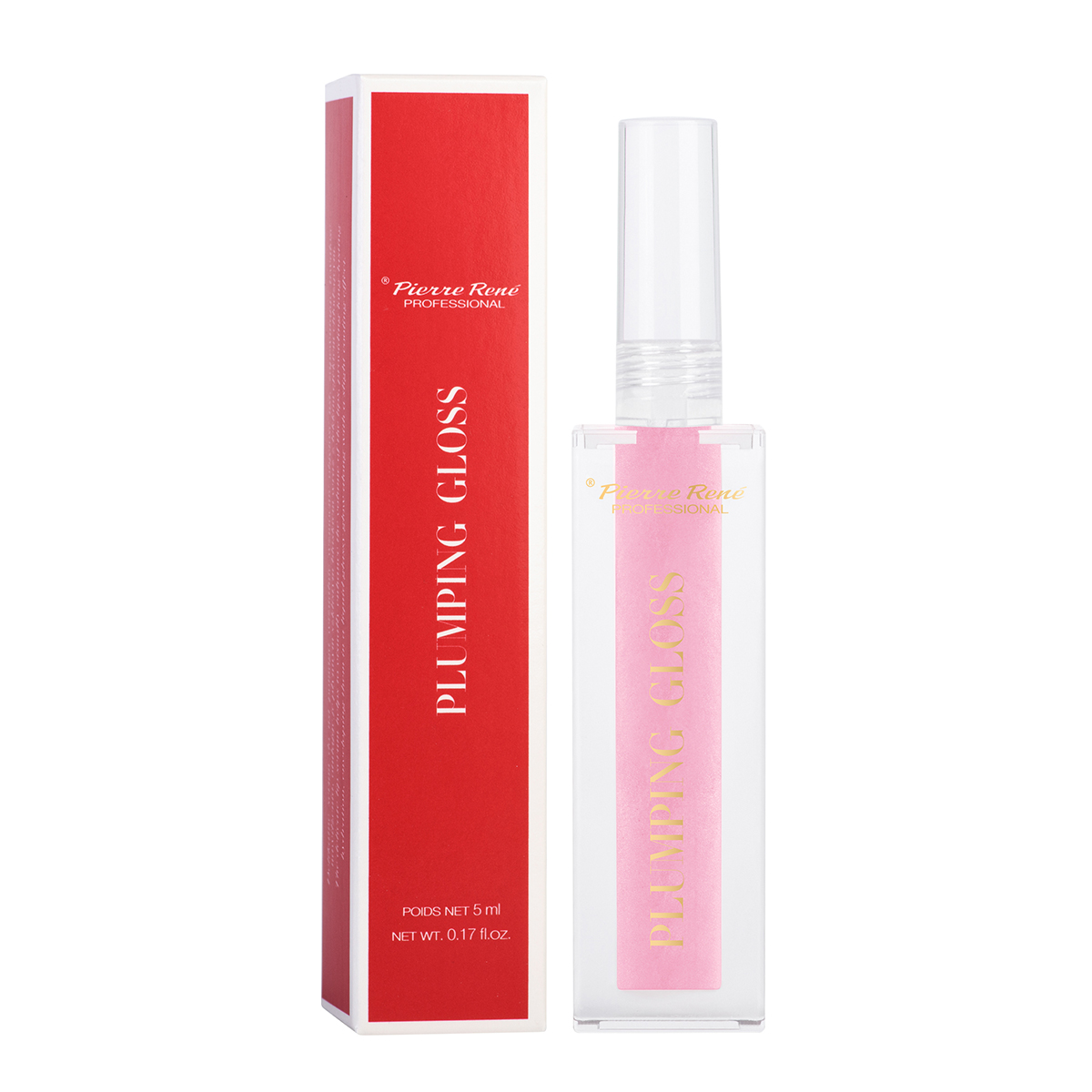 Pierre René Professional Plumping Lip Gloss Błyszczyk do ust 02 Ice Candy, 5 ml