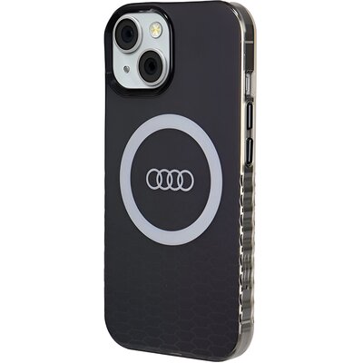 Etui AUDI IML Big Logo MagSafe do Apple iPhone 13 / 14 / 15 Czarny