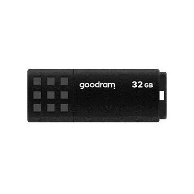 Pendrive GOODRAM UME3 32GB, USB 3.2 Gen. 1 (USB 3.0), Odczyt 60 Mb/s, Zapis 20 Mb/s Czarny