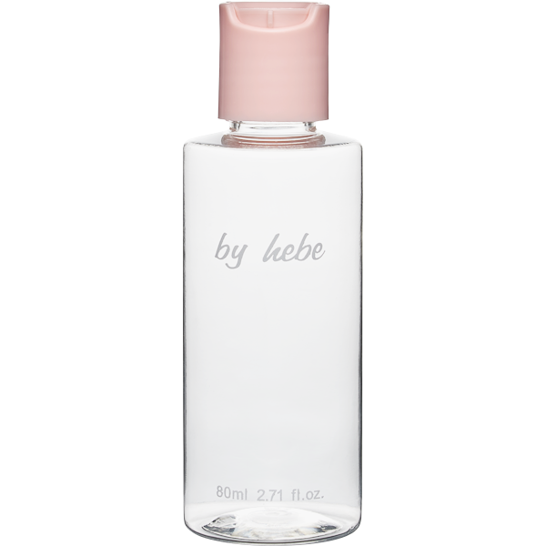 By Hebe butelka press cap różowa, poj. 80 ml
