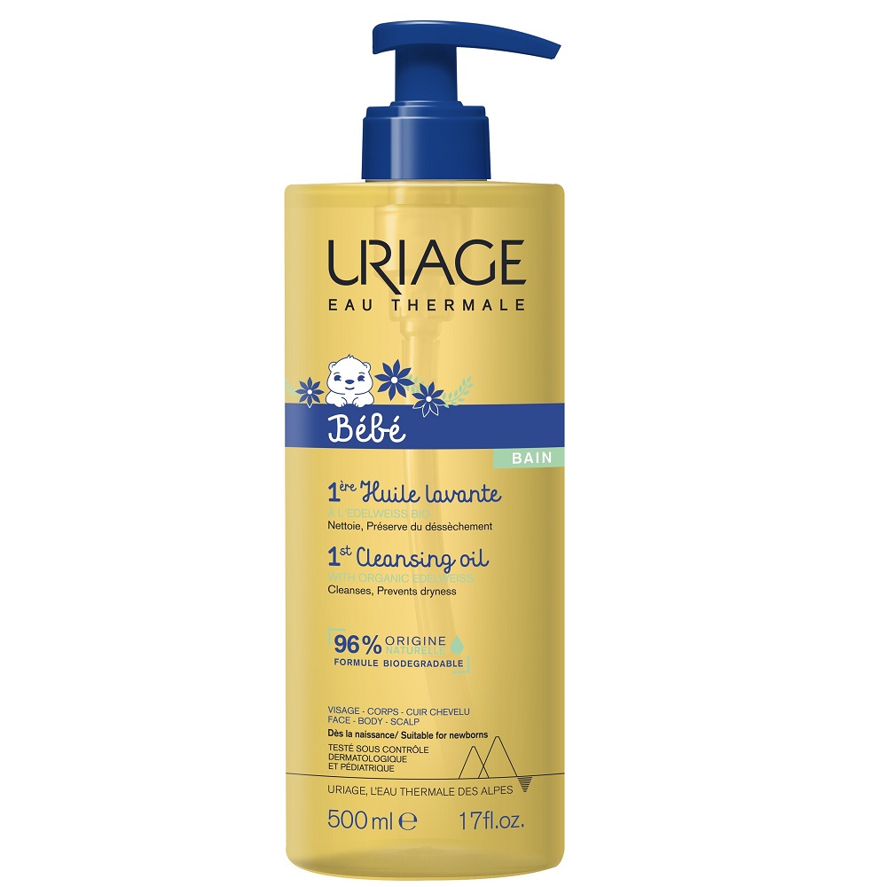 Uriage Bebe olejek oczyszczający dla dzieci, 500 ml