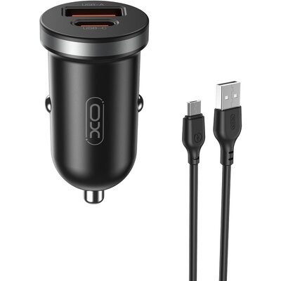 Ładowarka samochodowa XO CC56 PD 30W Czarny