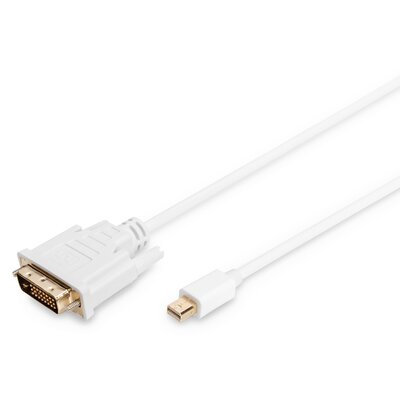 Kabel Mini DisplayPort - DVI-D Dual Link ASSMANN AK-340305-020-W 2 m