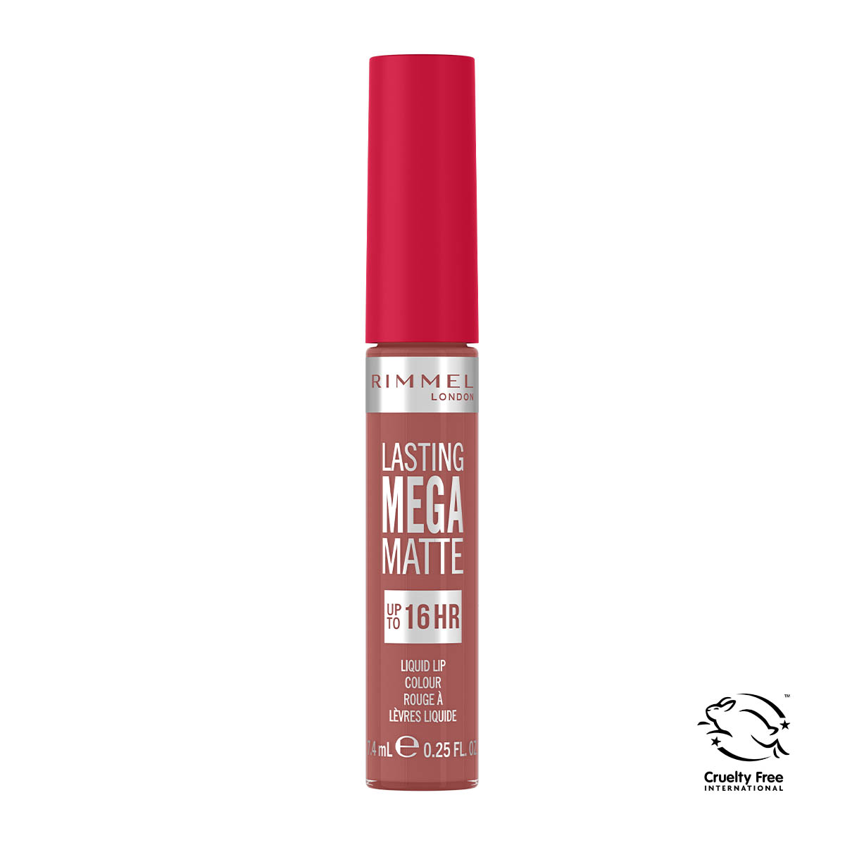Rimmel Lasting Mega Matte długotrwała matowa pomadka w płynie do ust 110 blush, 7,4 ml