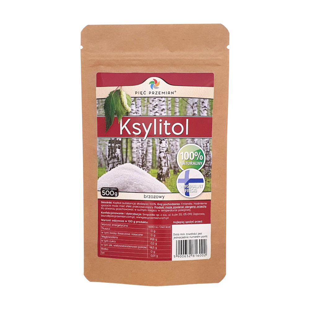 Ksylitol 500 g cukier brzozowy FINLANDIA