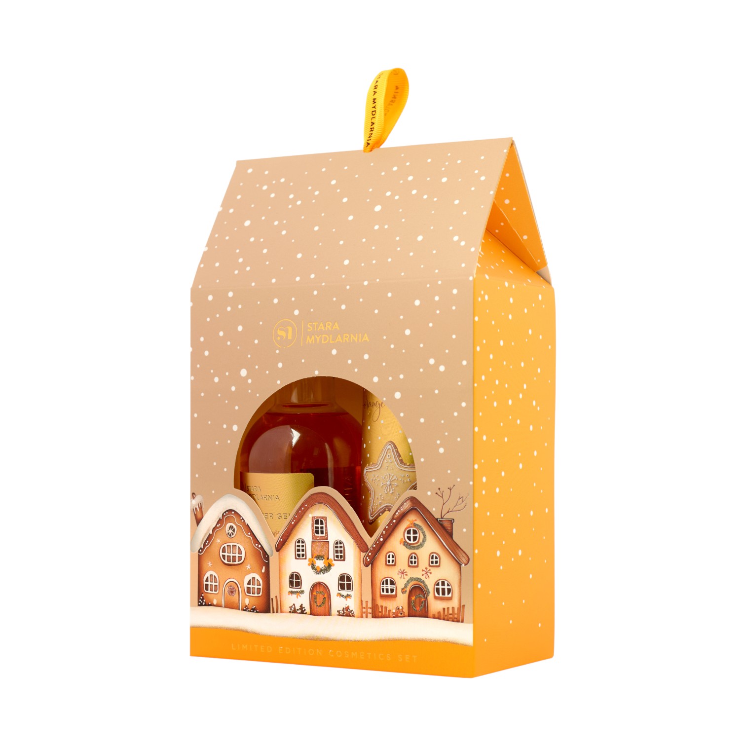 Stara Mydlarnia Orange Cinnamon zestaw: żel do kąpieli, 250 ml + masło do ciała, 150 ml