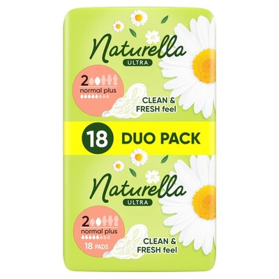 Podpaski NATURELLA Ultra Normal Plus Rozmiar 2 (18 sztuk)
