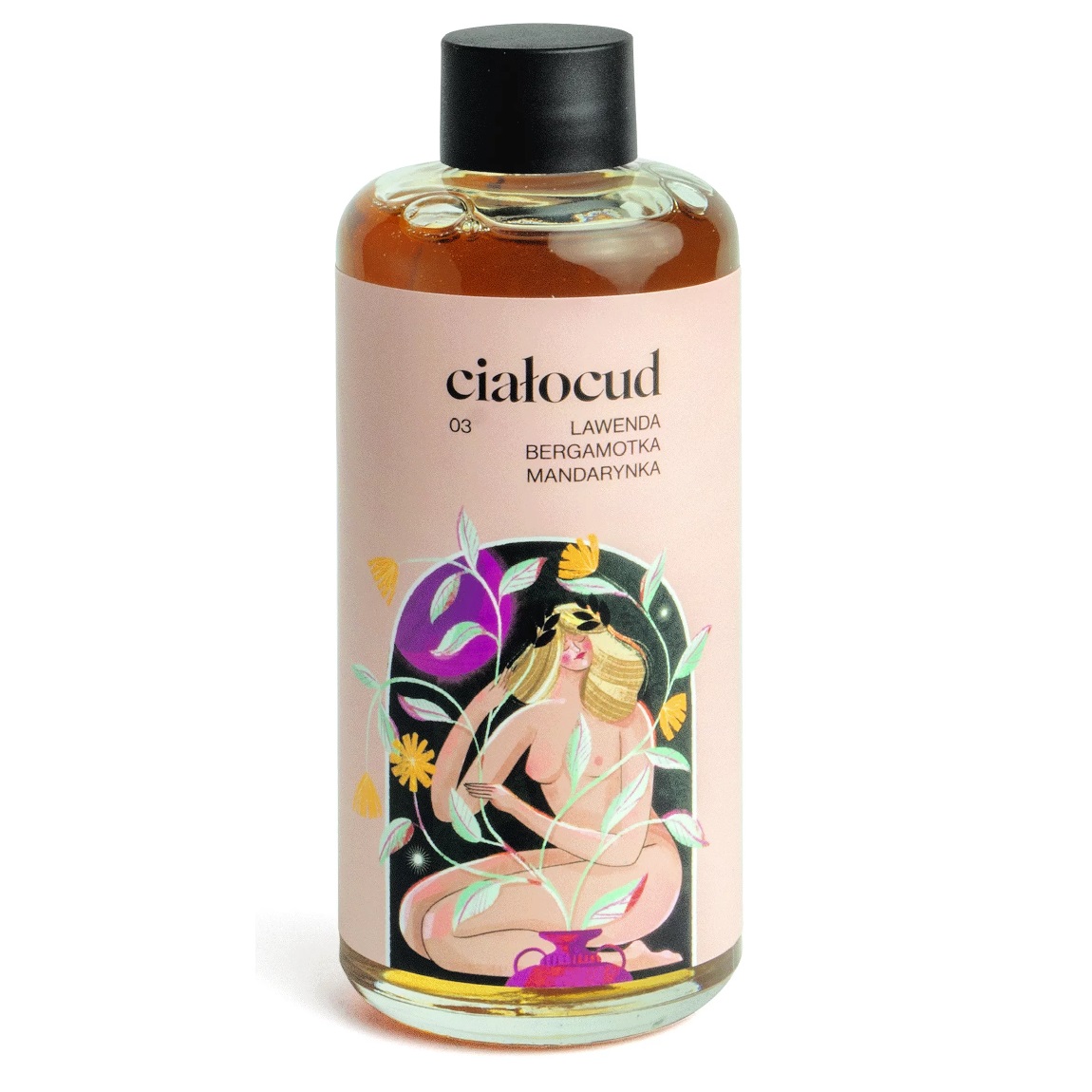 Ciałocud myjący olejek do twarzy i ciała lawenda bergamotka mandarynka, 200 ml