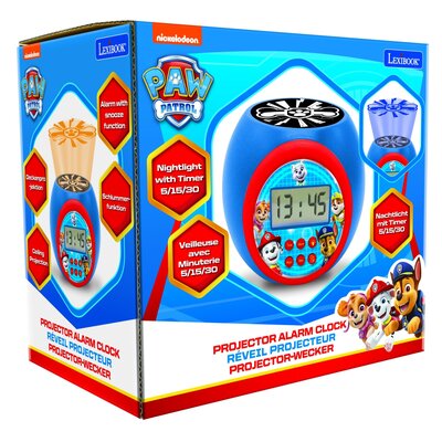 Zabawka budzik z projektorem LEXIBOOK Psi Patrol RL977PA