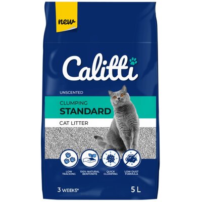 Żwirek dla kota CALITTI Standard Unscented 5 L