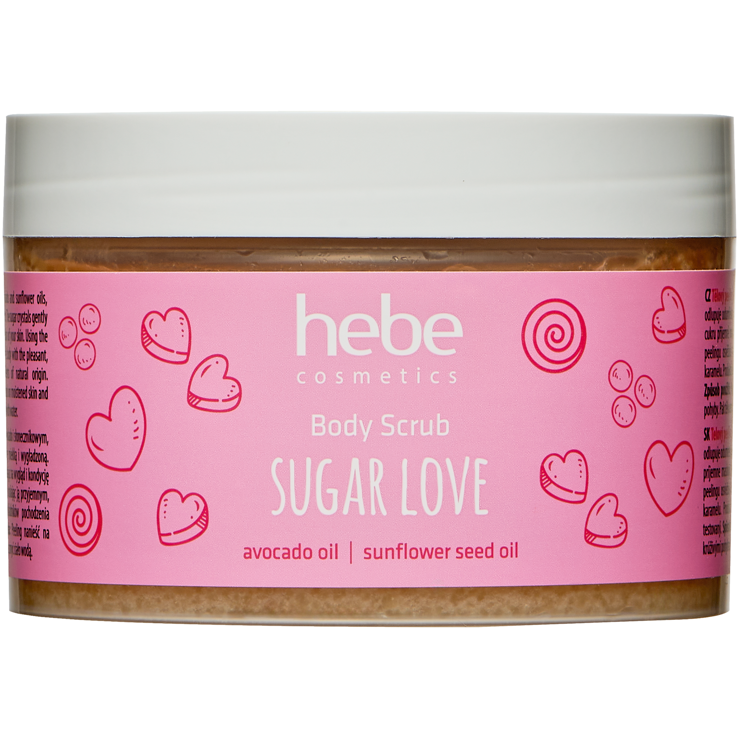 Hebe Cosmetics Body Scrub Sugar Love cukrowy peeling do ciała, 300 g