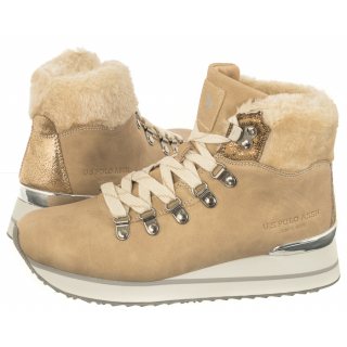 Sneakersy U.S. Polo Assn. Layla002-BEI LAYLA002W/CUW1
