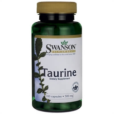 Swanson Taurine, suplement diety, 100 kapsułek