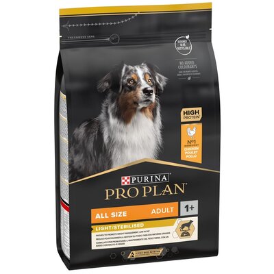 Karma dla psa PURINA Pro Plan All Size Adult Light Sterilised Kurczak 14 kg