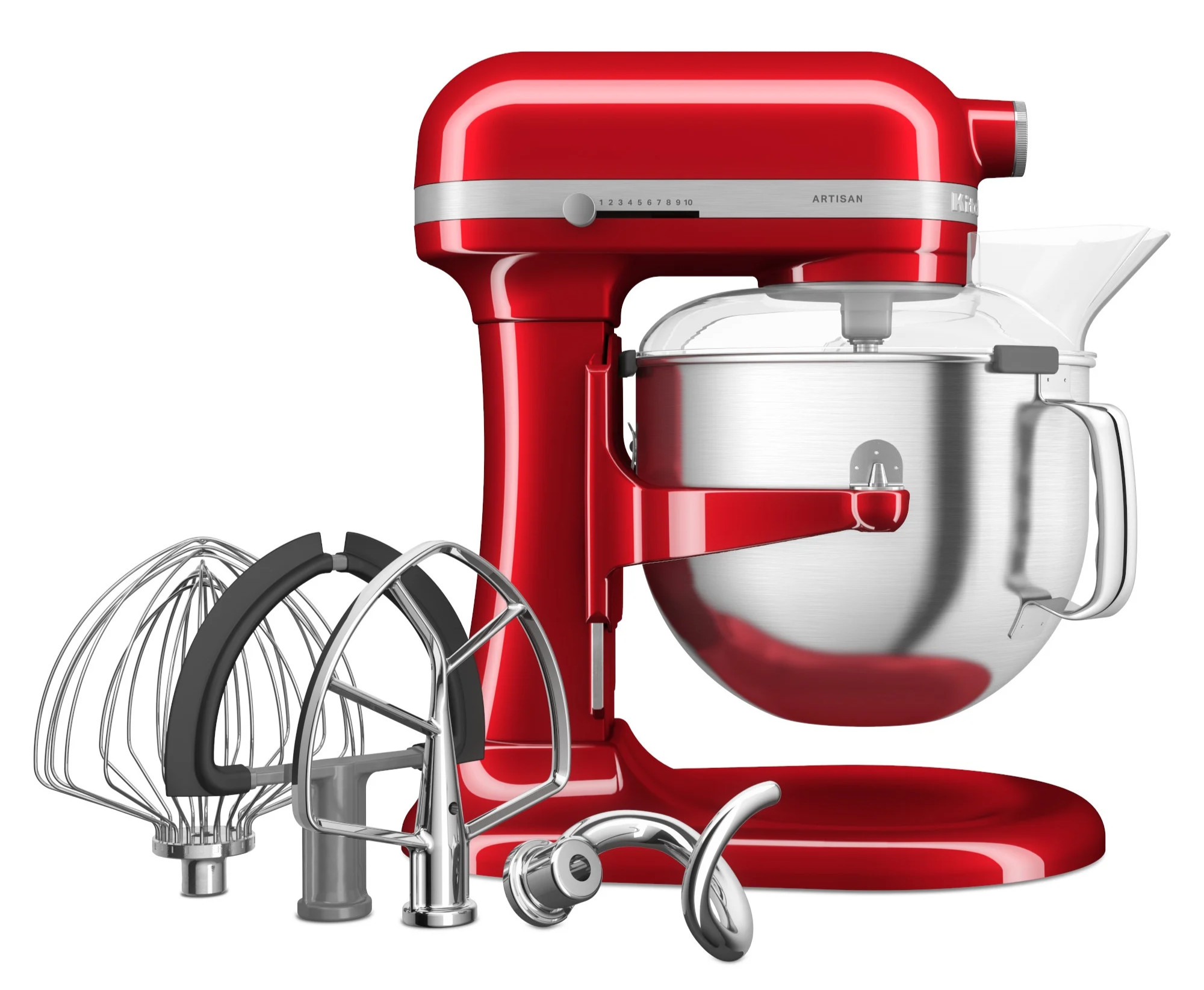 KitchenAid - Mikser Artisan 6,6 L 5KSM70SHX Czerwony Karmelek