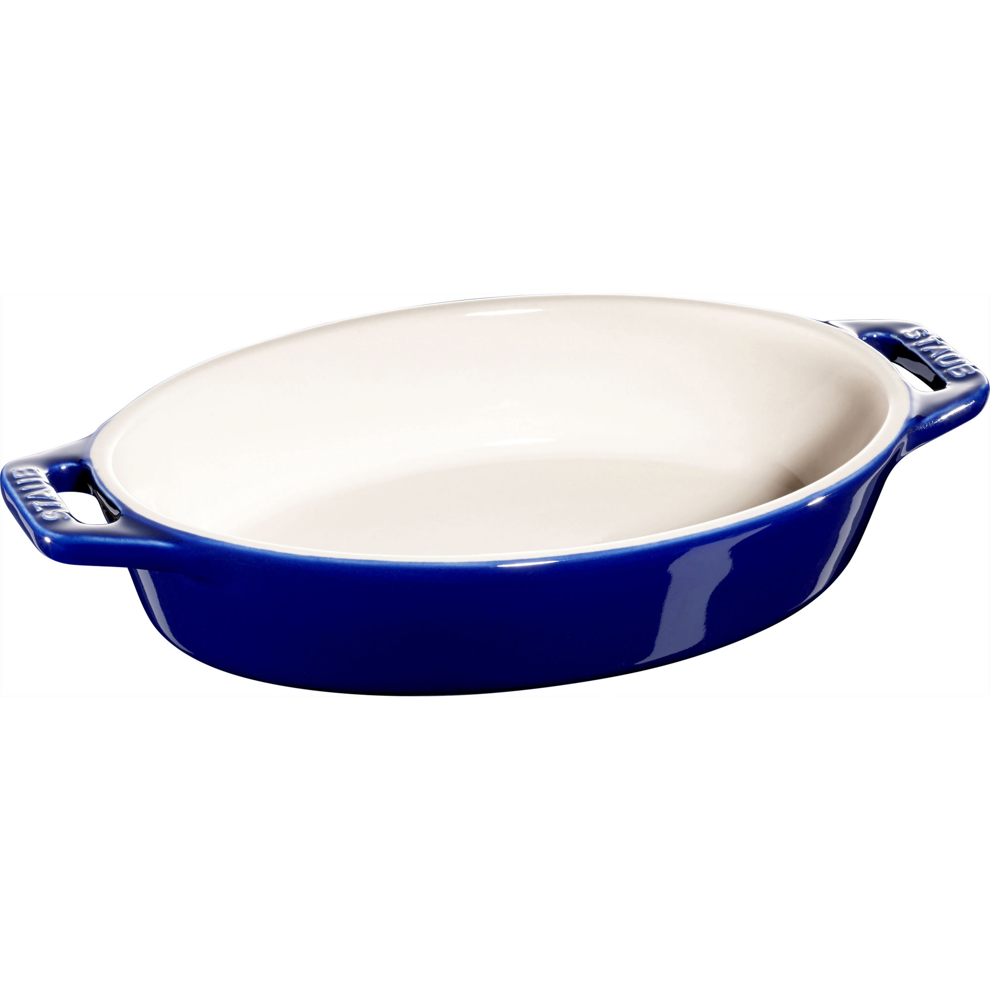 Staub - Owalny półmisek ceramiczny Cooking 0,4 L niebieski