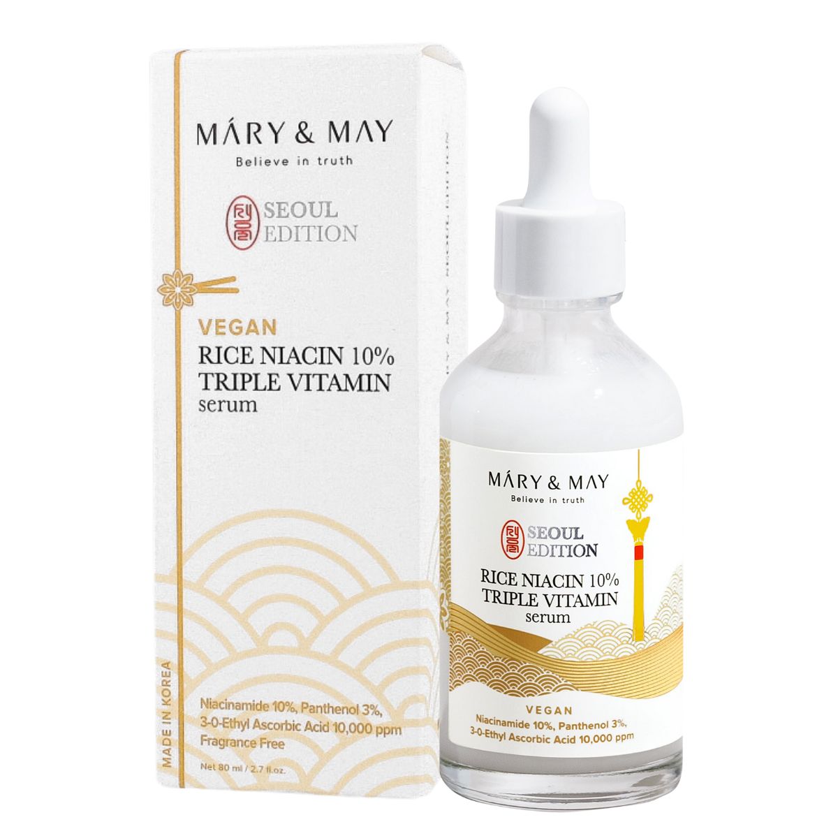 Mary & May rozjaśniające serum do twarzy, 80 ml