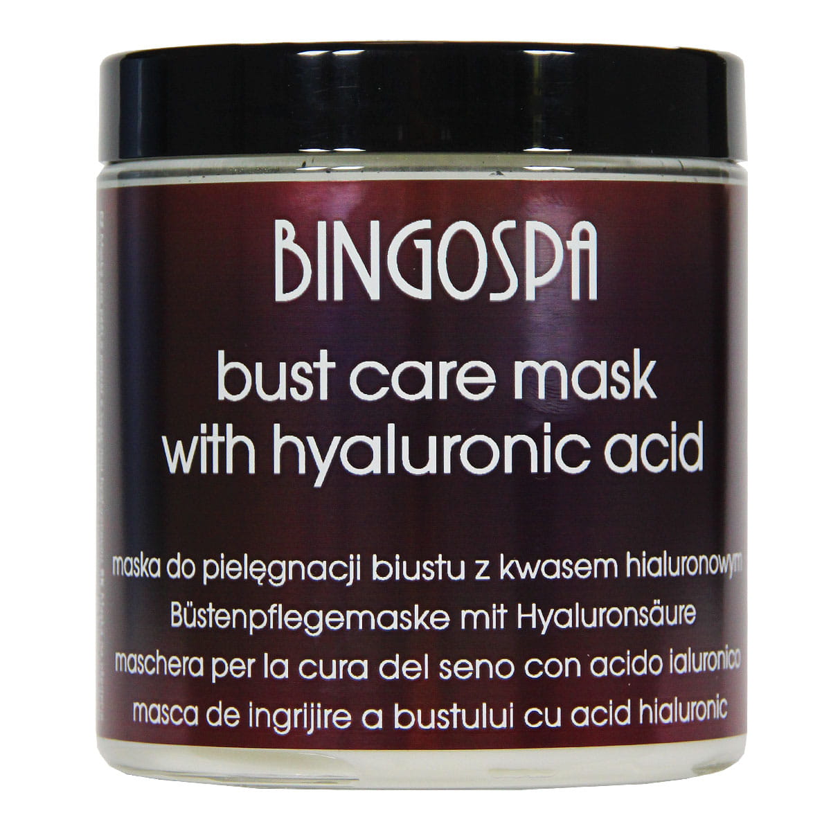 Bingospa maska do pielęgnacji biustu z kwasem hialuronowym, 250 g