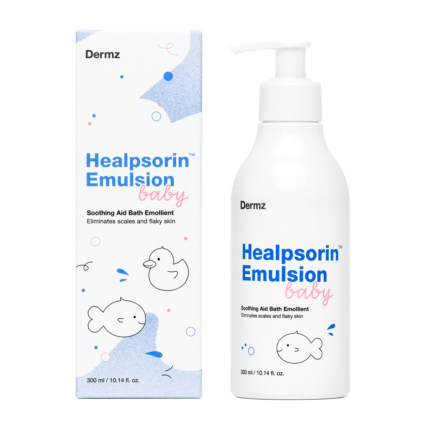 Dermz Healpsorin Baby Emulsion emulsja na ciemieniuchę, 300 ml