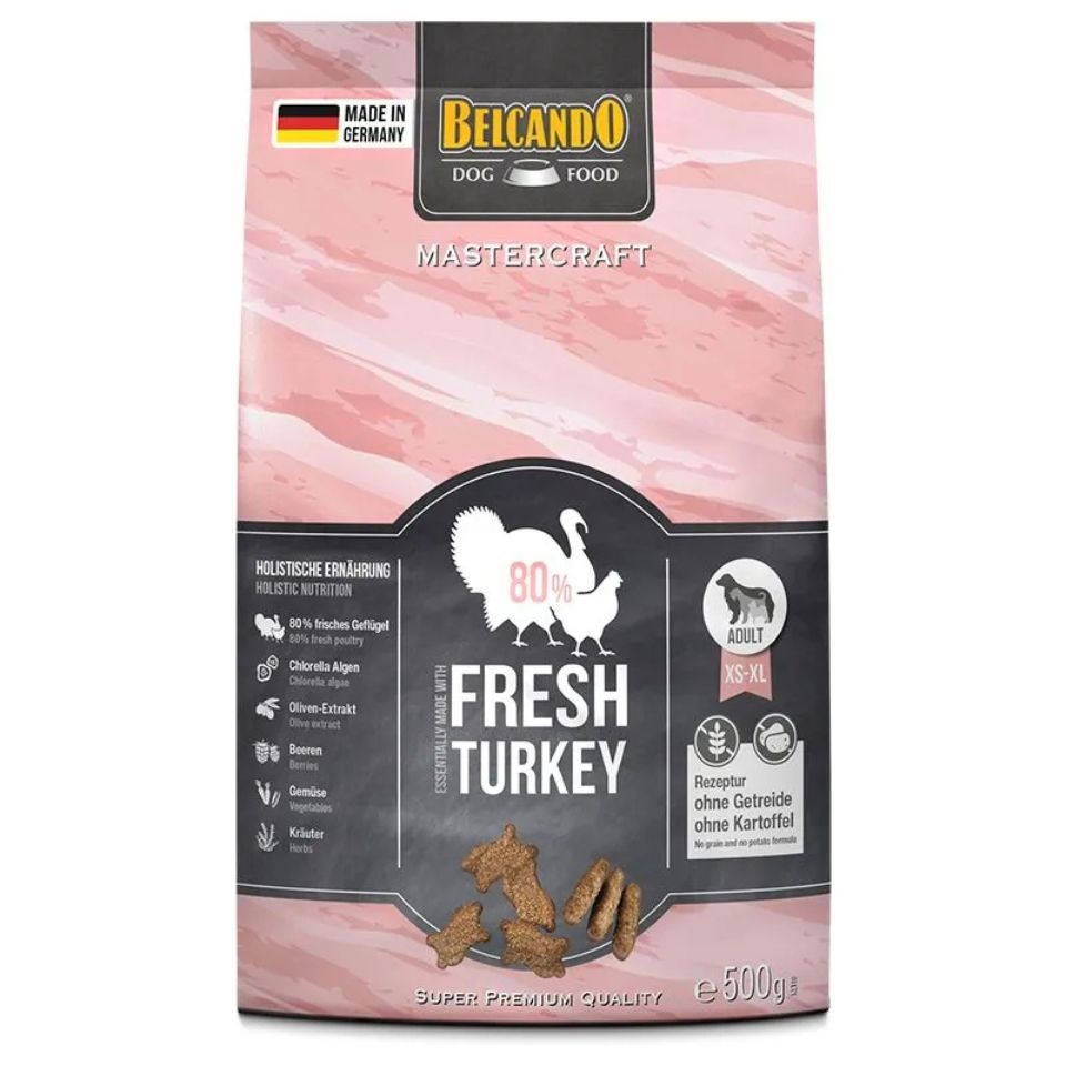 BELCANDO Mastercraft Fresh turkey Świeży drób 500 g