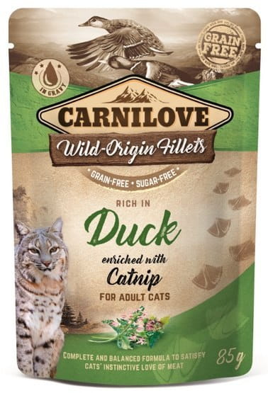 Carnilove Karma dla kota Duck & Catnip kaczka z kocimiętką 85 g