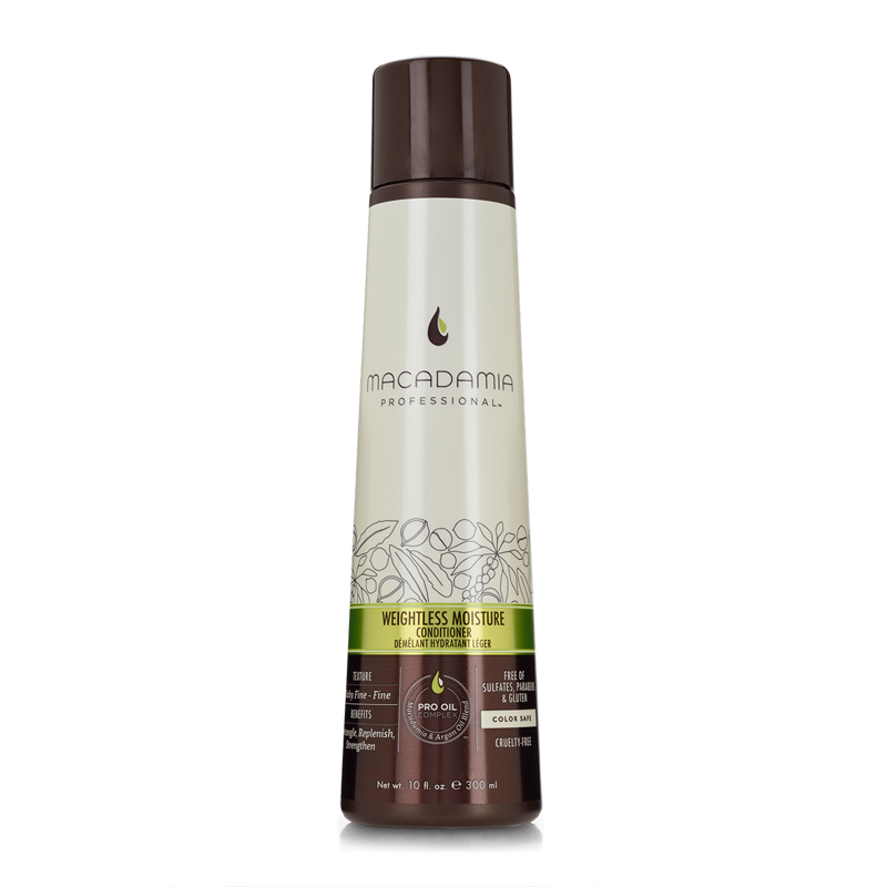 Macadamia Professional Weightless Moisture nawilżająca odżywka do włosów cienkich, 300 ml