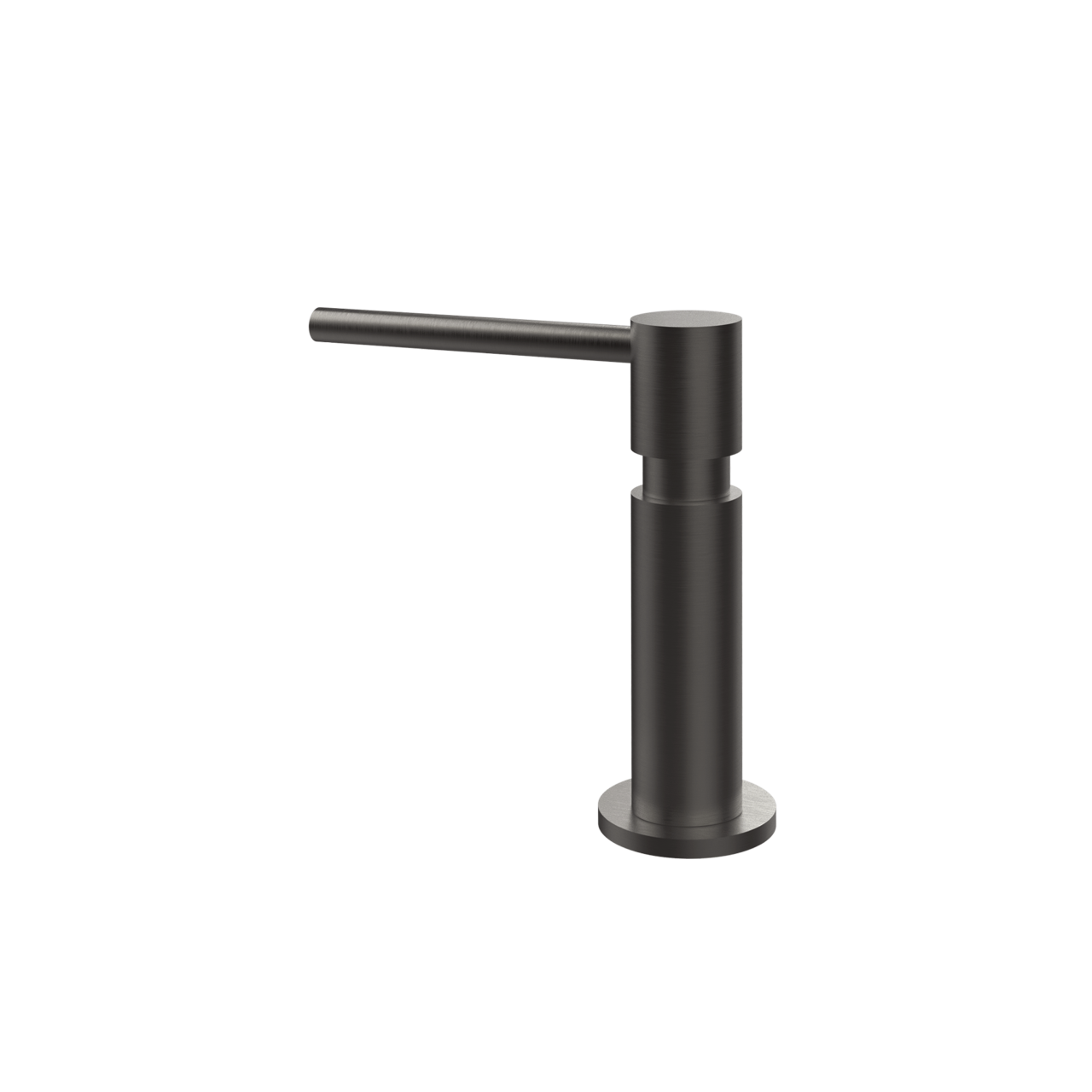 Gessi - Dozownik do mydła Dispenser 29651 Czarny metal szczotkowany PVD