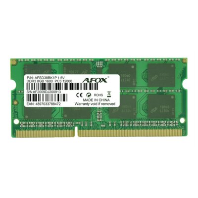 Pamięć RAM AFOX 8GB 1600MHz
