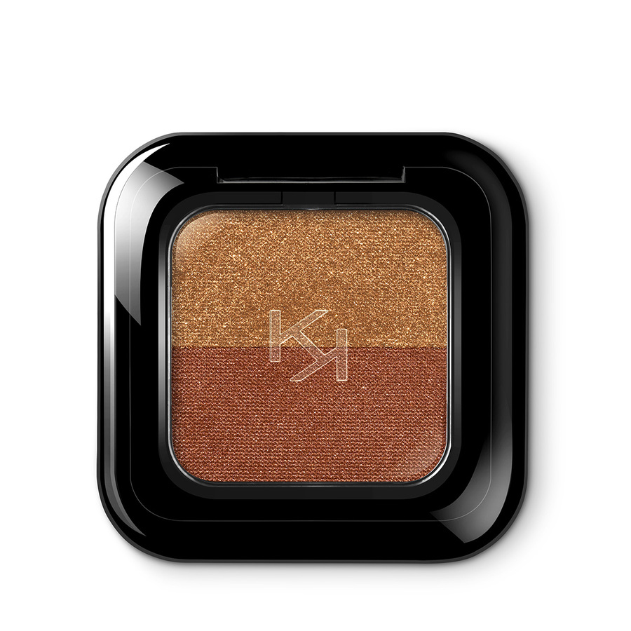 Kiko Milano New Bright Duo Eyeshadow podwójny cień do powiek 14 Orange Gold/Copper, 2,5 g