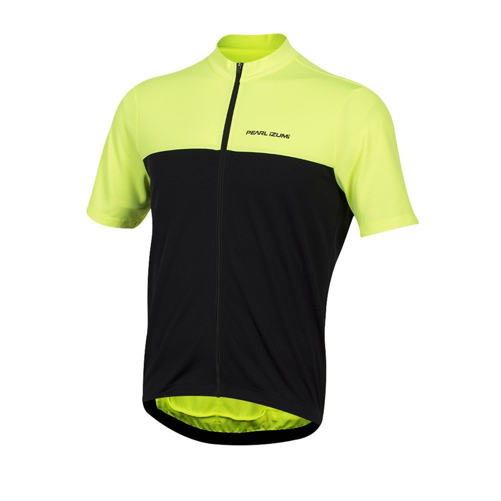 Pearl Izumi - Koszulka rowerowa męska Quest Jersey Screaming Yellow / Black