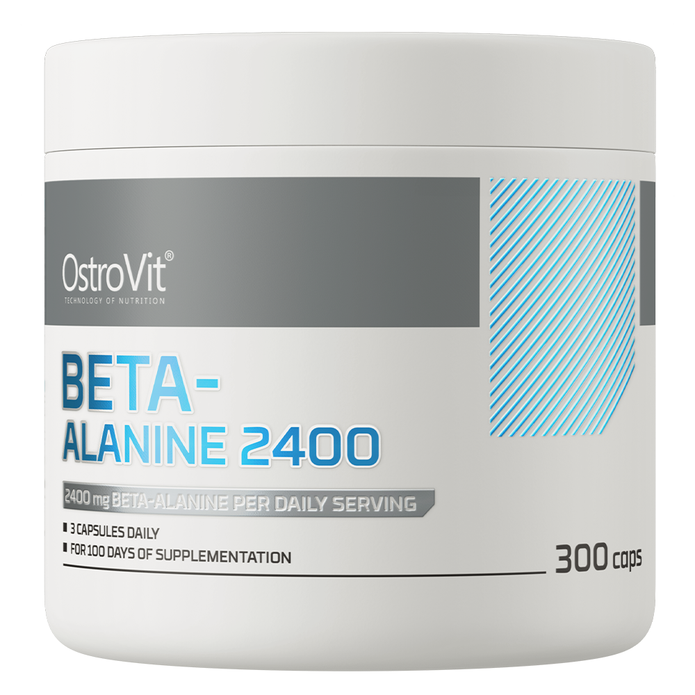 OstroVit Beta-Alanina 2400 mg suplement diety, 300 kaps./1 opak.