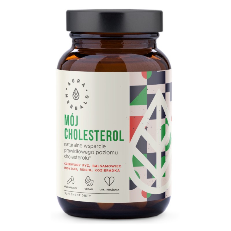 Aura Herbals Mój Cholesterol suplement diety, 60 kaps./1 opak.