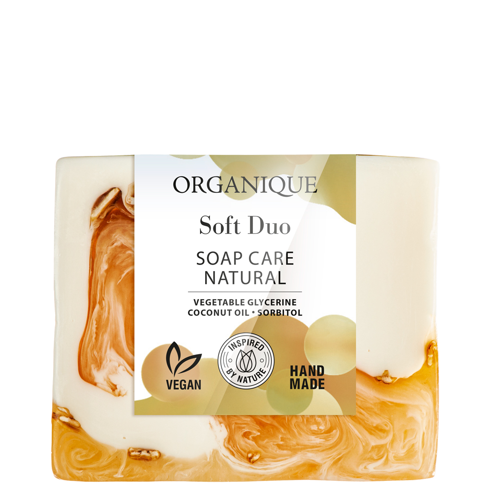 Organique Soft Duo mydło glicerynowe w kostce, 100 g