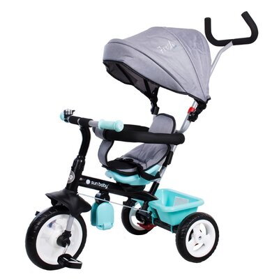Trójkołowiec SUN BABY Fresh 360 Turkusowo-szary