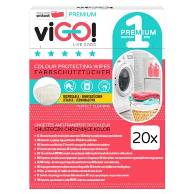 Chusteczki do prania VIGO Chroniące kolor 7762001 (20 sztuk)