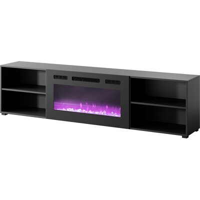 Szafka RTV CAMA MEBLE Polo Czarny