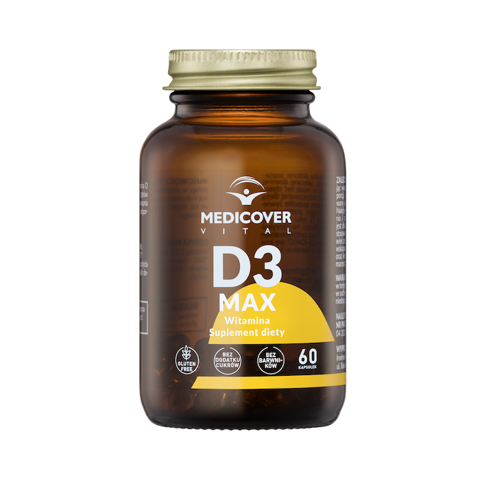 Medicover Vital Witamina D3 Max suplement diety, 60 kaps./1 opak.
