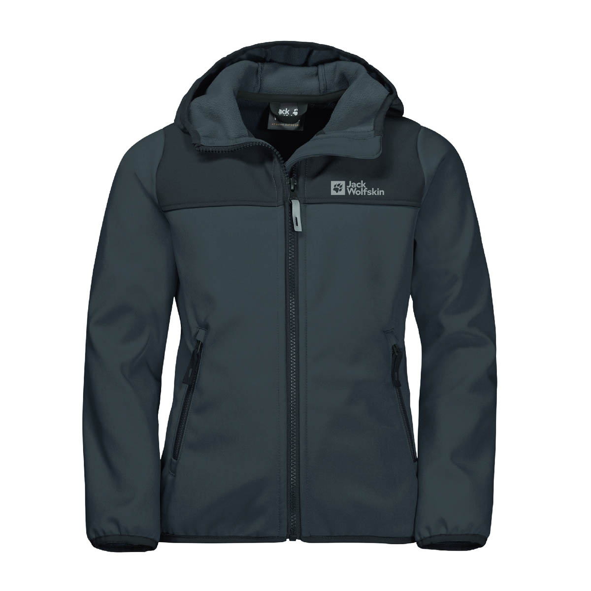 Softshell dziecięcy Jack Wolfskin FOURWINDS JACKET KIDS phantom - 116
