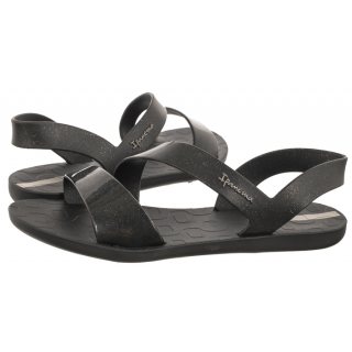 Sandały Ipanema Vibe Sandal Fem 82429/AJ078 Black/Glitter Black