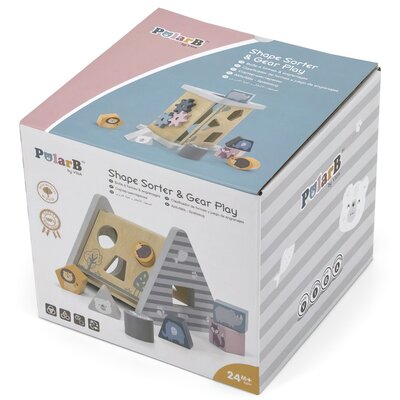 Klocki sensoryczne VIGA Edukacyjny Sorter 5w1 44007