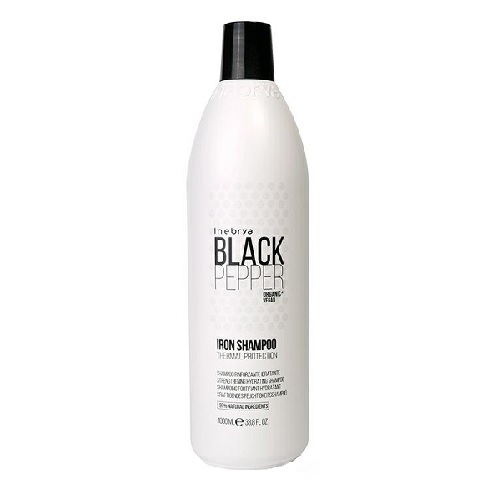 Inebrya Black Pepper Iron wzmacniający szampon nawilżający do włosów, 1000 ml