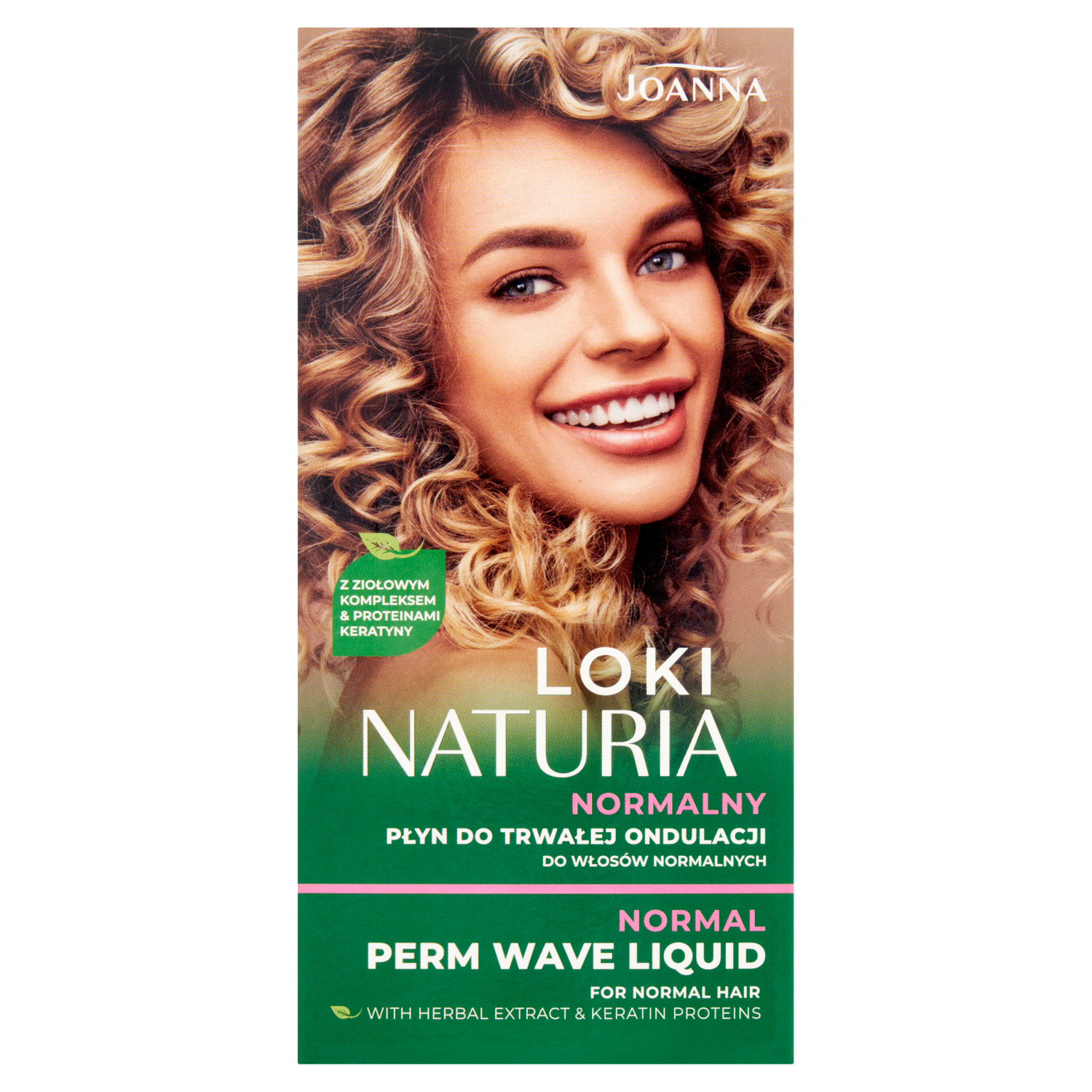 Joanna Naturia Loki płyn do trwałej ondulacji włosów normalny, 1 szt.