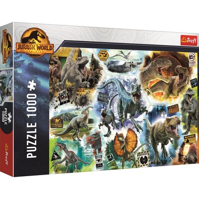 Puzzle TREFL Jurassic World Na tropie dinozaurów 10727 (1000 elementów)