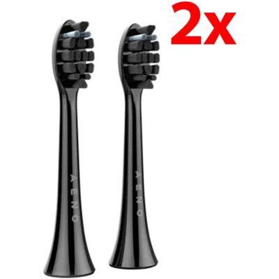 Oryginalna końcówka szczoteczki AENO ADBTH4-6 Czarny (2 szt.) (Elastyczne włosie)