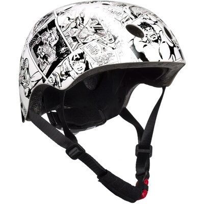 Kask MARVEL Avengers Comics Biało-czarny (rozmiar M)