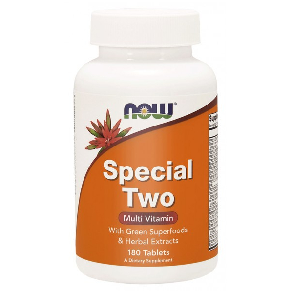 Now Foods Special Two suplement diety zestaw witamin i minerałów, 180 tabl./1 opak.