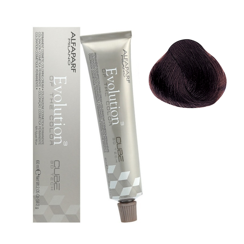Alfaparf Evolution of the Color Cube trwała farba do włosów 6.53 ciemny blond mahoniowozłocisty, 60 ml