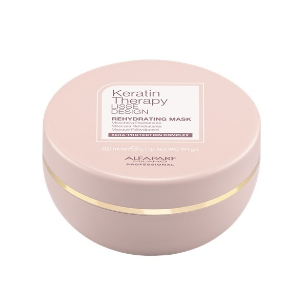 Alfaparf Keratin Therapy Rehydrating maska nawilżająca do włosów, 200 ml