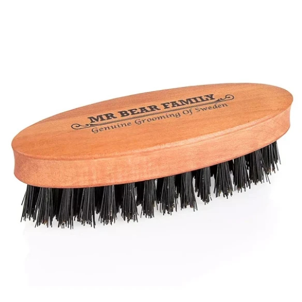 Mr Bear Family Travel Beard Brush kartacz podróżny, 1 szt.